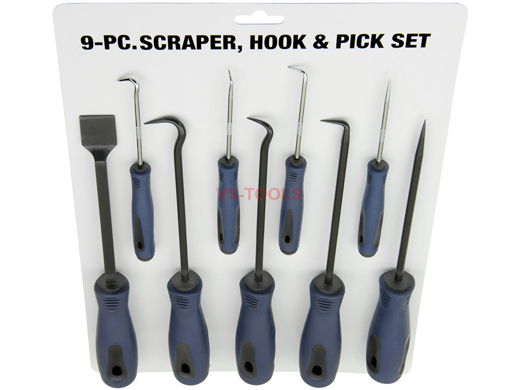 9pcs Car Oring Oil Seal Removal Puller Tools Pick Hook Scraper